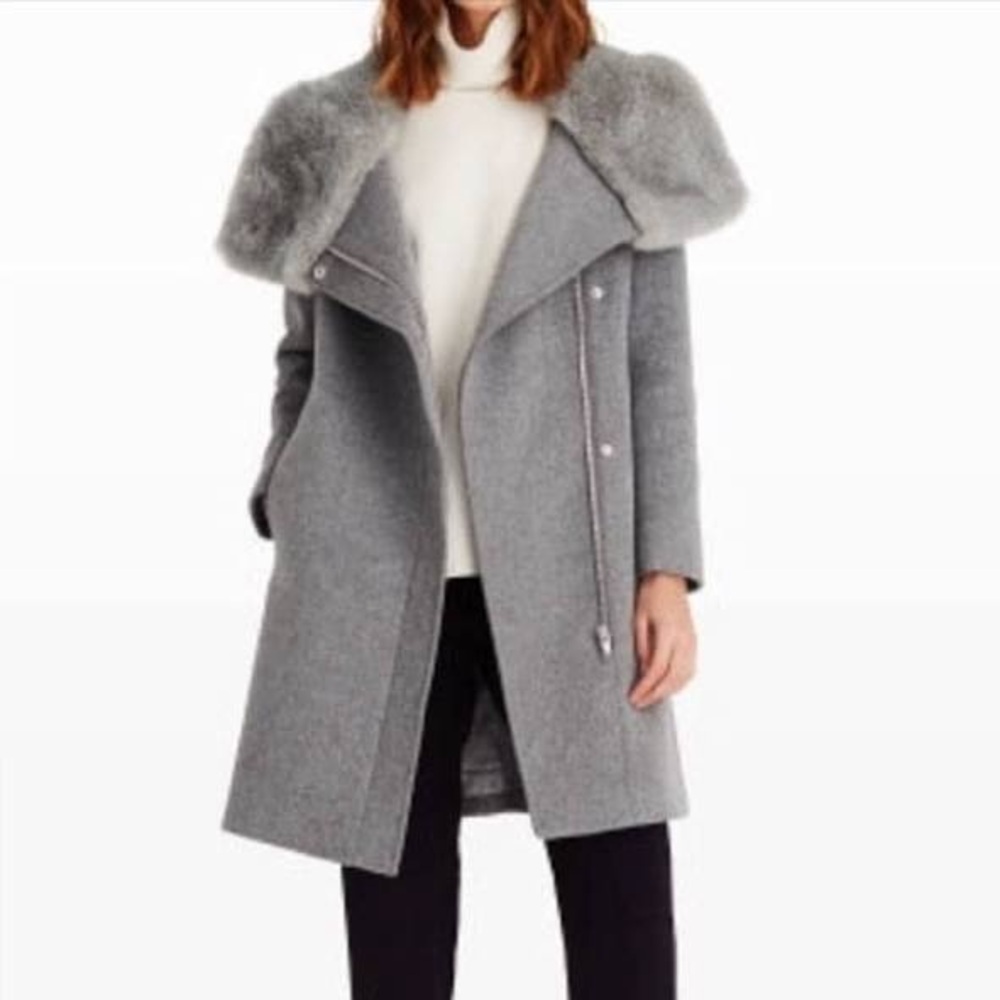 Club Monaco Gray Pea Coat